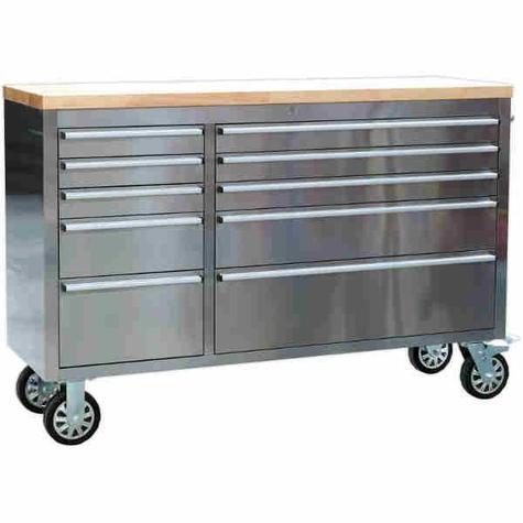Tool Cabinet Sealey AP5510SS Mobile Steel 10 Drawer