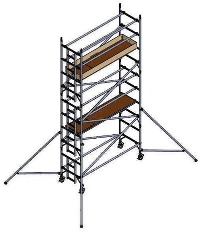 Scaffold Tower UTS 1.8m x Single Width x 4.2m High - main image
