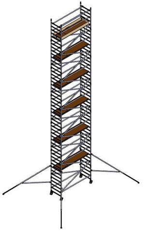 Scaffold Tower UTS 2.5m x Single Width x 11.7m High