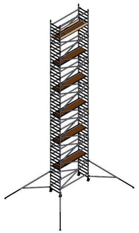 Scaffold Tower UTS 2.5m x Single Width x 12.2m High