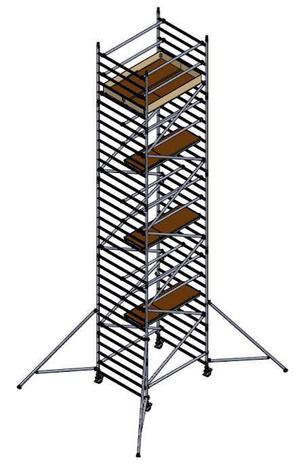 Scaffold Tower UTS 1.8m x Double Width x 7.2m High