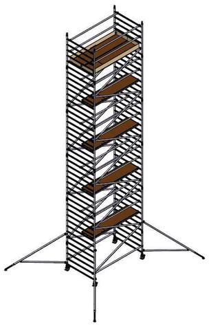 Scaffold Tower UTS 2.5m x Double Width X 9.7m High