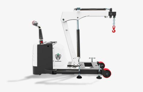 Warrior WRPDCB900SJ 900kg Fully Powered Counterbalanced Crane with Rotating Jib