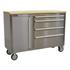 Tool Cabinet Sealey AP4804SS Mobile Stainless Steel 4 Drawer