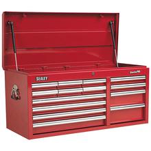 Sealey AP41149 Topchest 14 Drawer with Ball Bearing Runners Heavy-Duty - Red