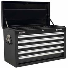 Sealey AP33059B Topchest 5 Drawer with Ball Bearing Runners - Black