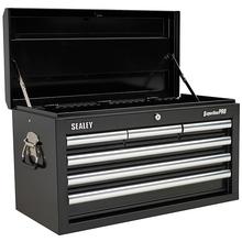 Sealey AP33069B Topchest 6 Drawer with Ball Bearing Runners - Black