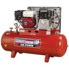 Sealey SA1565 Compressor 150ltr Belt Drive Petrol Engine 6.5hp