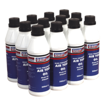 Sealey ATO/500 Air Tool Oil 500ml Pack of 12