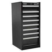 Sealey AP33589B Hang-On Chest 8 Drawer with Ball Bearing Runners - Black