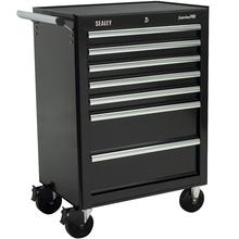 Sealey AP26479TB Rollcab 7 Drawer with Ball Bearing Runners - Black