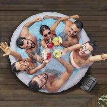 Hot Tub Inflatable Dellonda DL91 for 4-6 People Rattan Effect