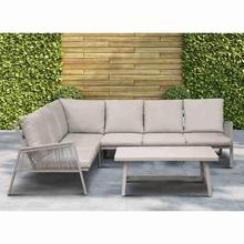 Outdoor Garden Furniture Dellonda DG57 Fusion 4-Piece Corner