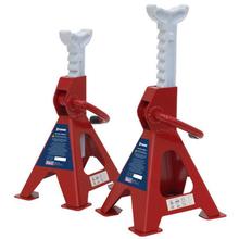 Sealey VS2002 Axle Stands 2tonne Capacity per Stand 4tonne per Pair Ratchet Type