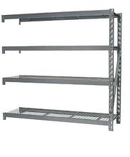 Sealey AP6572E Heavy-Duty Racking Extension Pack with 4 Mesh Shelves 800kg Capacity Per Level