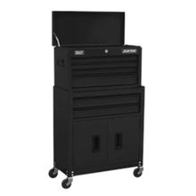Rollcab Combination Sealey AP22BK 6 Drawer with Ball-Bearing Slides