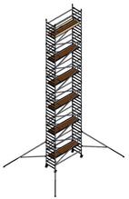 Scaffold Tower UTS 2.5m x Single Width x 11.2m High