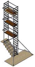 Stairwell Scaffold Tower 5.8m Platform Height